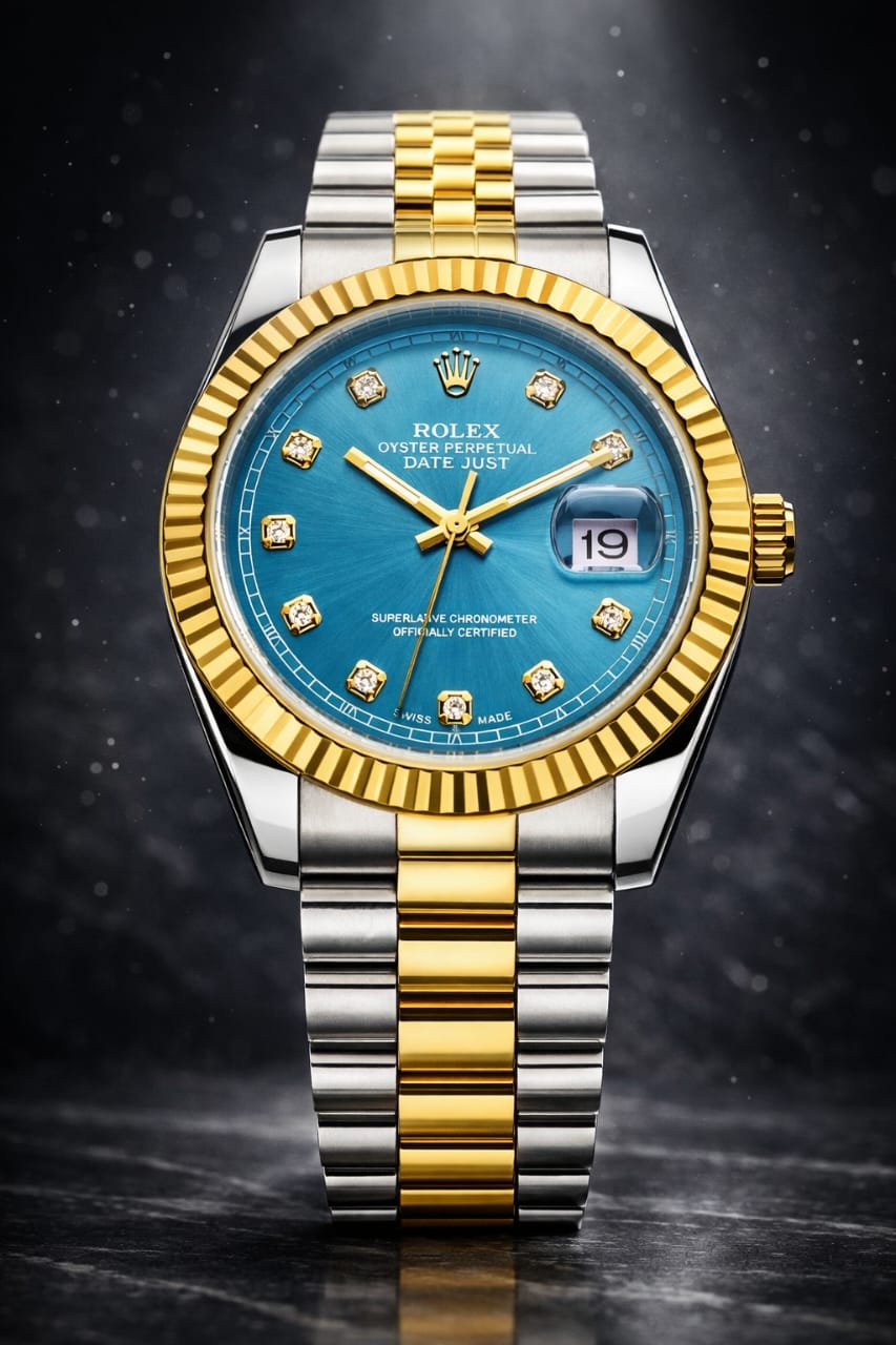 Premium ROLEX Two-Tone Luxury Watch – Gold & Silver